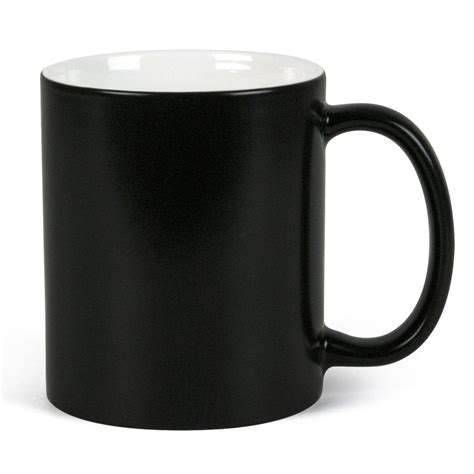 11oz Color Changing Mug Black Matte Photo Mugs Usa Blank