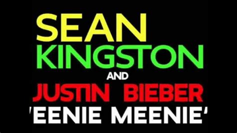 Justin Bieber Eenie Meenie With Lyrics Youtube