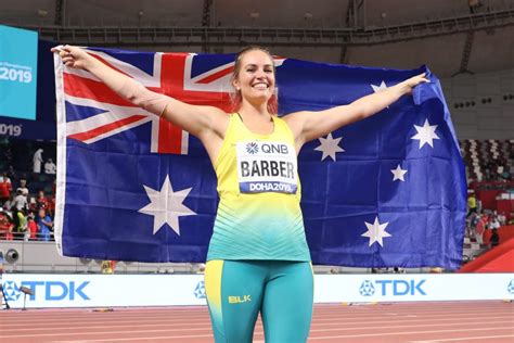 She joined the back page to talk about her great year and more!follow. Kelsey-Lee Barber is World Champion! 2019 IAAF World ...