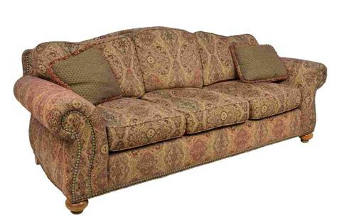A Persian Design Style Camel Back Roll Arm Sofa May 09 2013 Morton