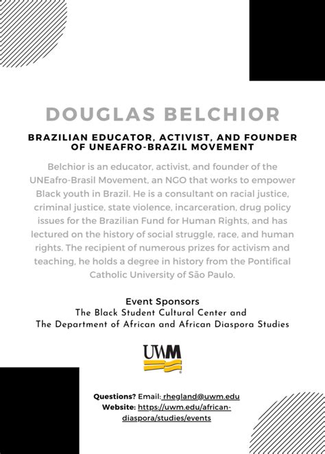 Webinar “combating Systemic Racism And Sexism Through Black Activism In São Paulo” With Guest