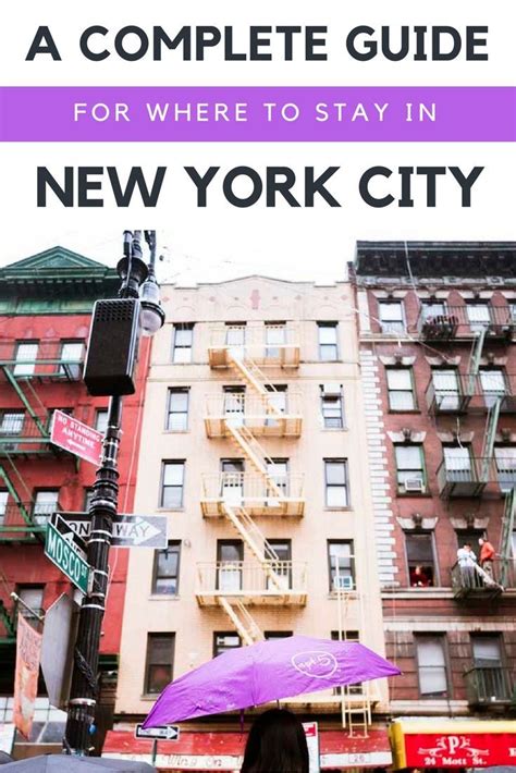 A Complete Guide For Where To Stay In New York City By Neighborhood For