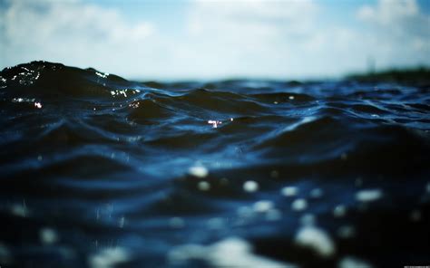 Water Depth Of Field Nature Waves Hd Wallpaper Wallpaper Flare