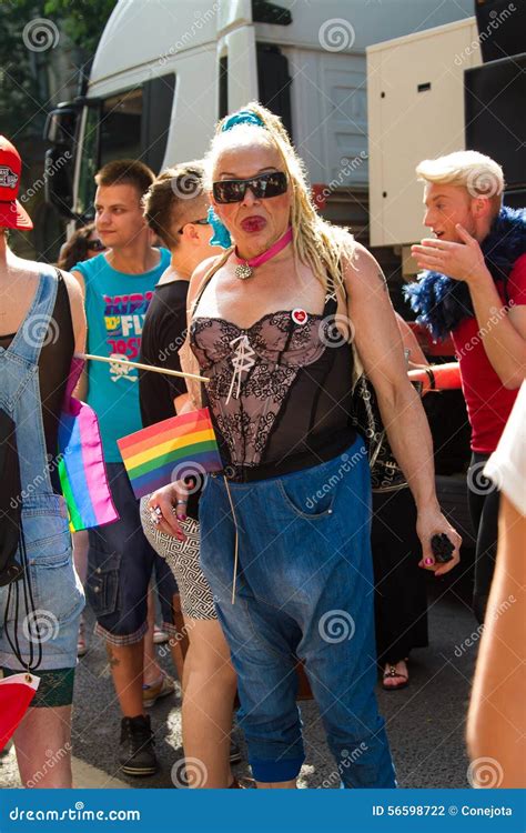 Pride Day Gay Parade In Budapest Hungary Editorial Photography