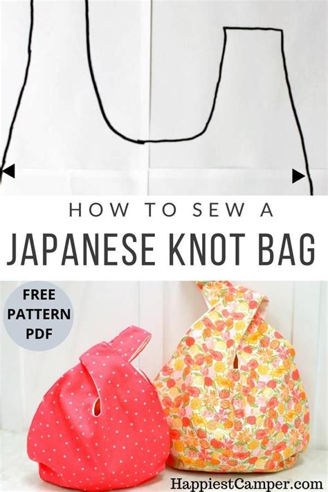 How To Sew A Japanese Knot Bag With Free Pattern Japanese Knot Bag