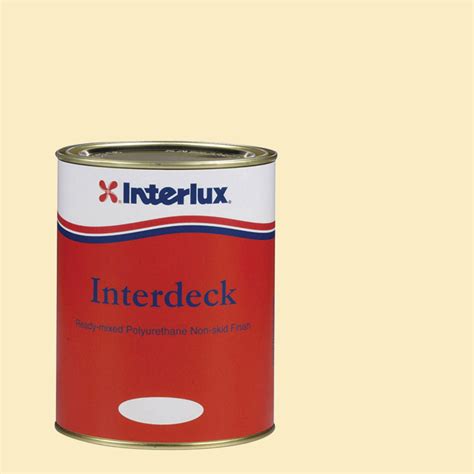 Interlux Interdeck Nonskid Paint Cream Quart West Marine