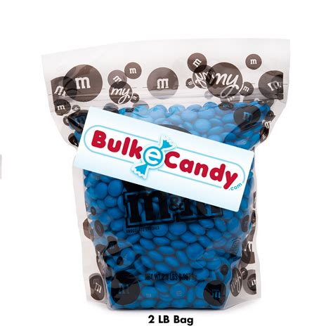 Bulk Blue Mandms 2pounds Mandm Colorworks Snackerzinc