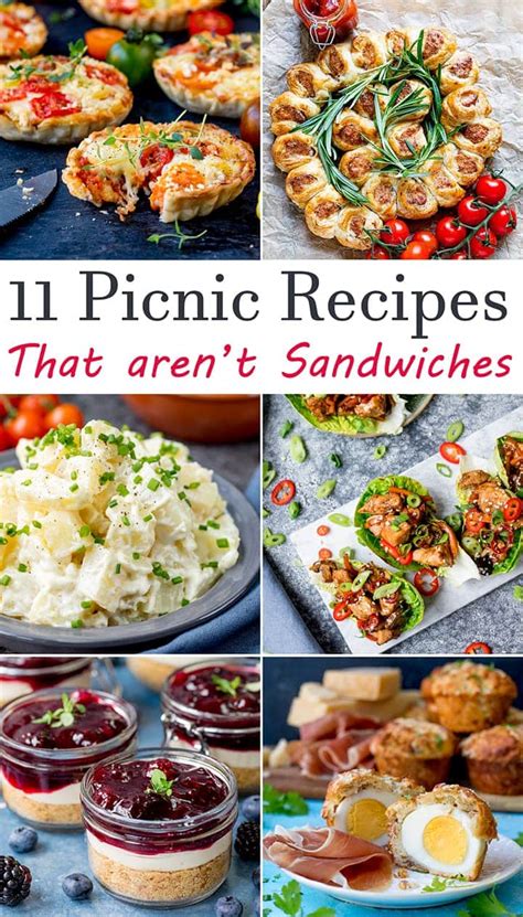11 Picnic Food Ideas That Arent Sandwiches Nickys Kitchen Sanctuary