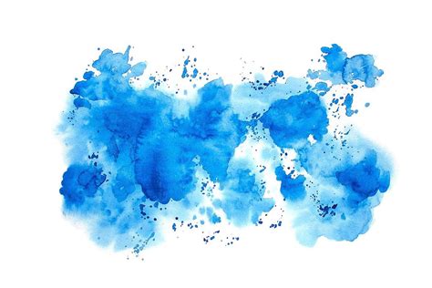 Watercolor Background Blue