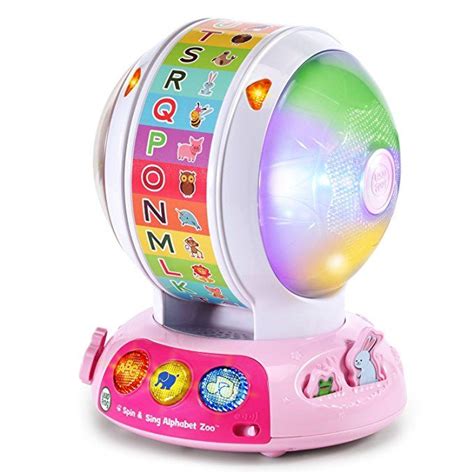 Leapfrog Spin And Sing Alphabet Zoo Amazon Exclusive Pink Teaching