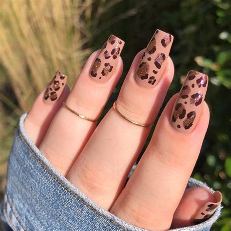 20 Cute Leopard Print Nails For Fall The Glossychic