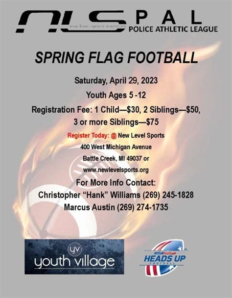Spring Flag Football 2023 New Level Sports Ministries