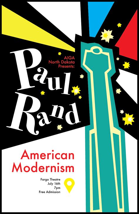 Paul Rand Inspired Poster On Behance