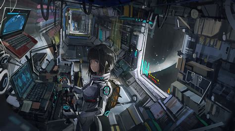 Dreaming Astronaut Hd Anime Wallpaper