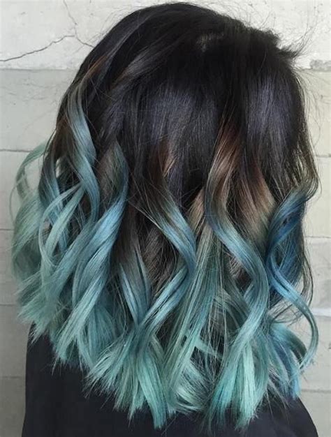 40 Fairy Like Blue Ombre Hairstyles
