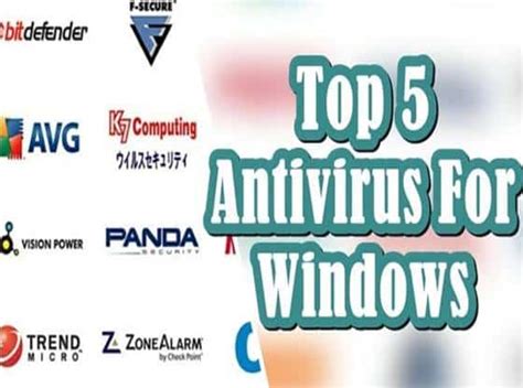 10 Best Free Antivirus Software For Windows 10 8 And 7