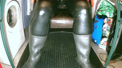 Fun In Plastic Pants Rubber Boots And Lots Of Piss Xhamster