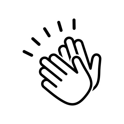 Hands Clapping Icon Vector Art Icons And Graphics For Free Download