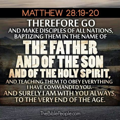 Matthew 2819 20 Spiritual Guidance Go And Make Disciples Matthew 28