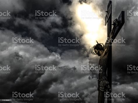 Jesus On Crucifix Stock Photo Download Image Now Jesus Christ