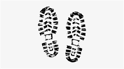 Shoe Print Clipart Png Shoe Print Footprints Clip Art Clipart Image