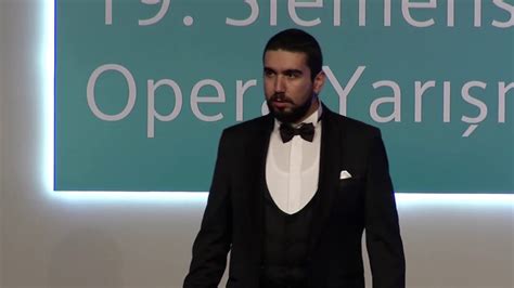 19th Siemens Turkey Opera Contest 1st Prize Mehmet Ali Tutar Youtube