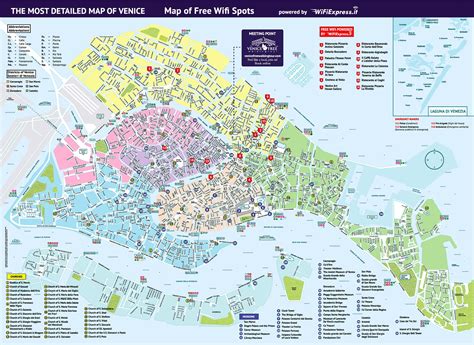 Attrazioni Turistiche Di Venezia Mappa Mappa Di Venezia Italia