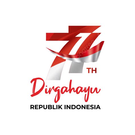 Logo Hut Ri 77 Tahun 2022 Dirgahayu Republik Indonesia Vector Gratis