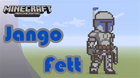 Minecraft Pixel Art Tutorial And Showcase Jango Fett Star Wars