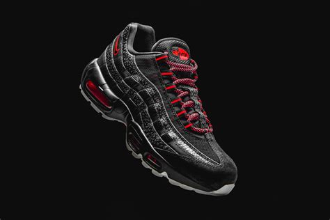Check Out The Nike Air Max 95 Infrared Black •