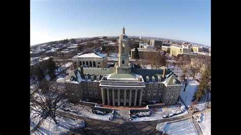 Penn State University Park Winter Tour From Above Youtube