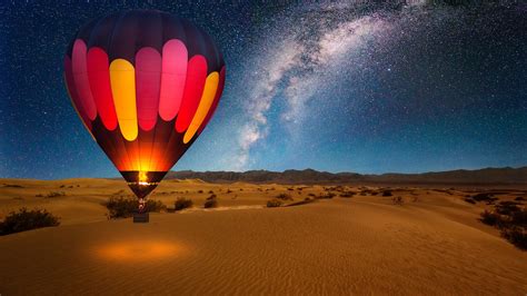 Tons of awesome hot air balloon wallpapers to download for free. 1920x1080 Hot Air Balloon On Desert Night Laptop Full HD ...