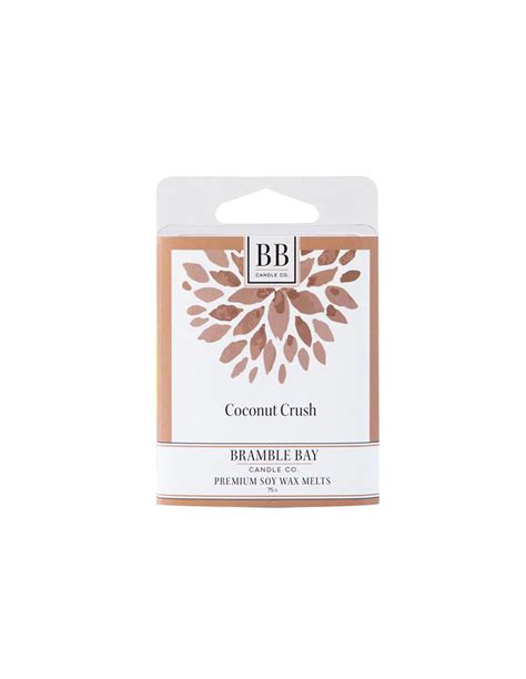 Coconut Crush Wax Melt Bramble Bay Co Bramble Bay Candle Co And