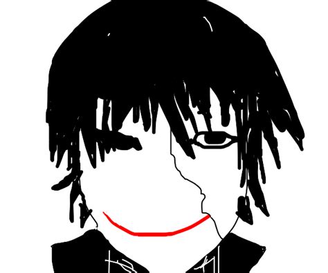Anime Man With Mask Stares Menacing Drawception