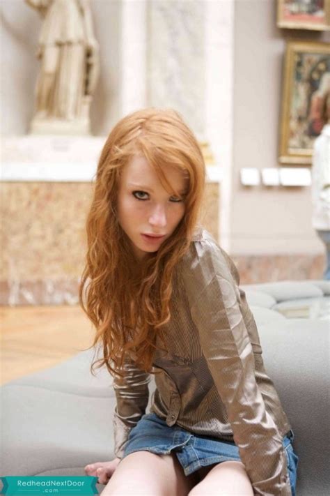 Captivating Redhead In A Short Skirt Redhead Next Door Photo Gallery