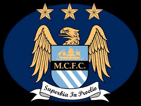 The current version of the manchester city logo was unveiled in 1997 as the previous logo was declared ineligible for registration as a trademark. Manchester City Logo Wallpapers - Wallpaper Cave