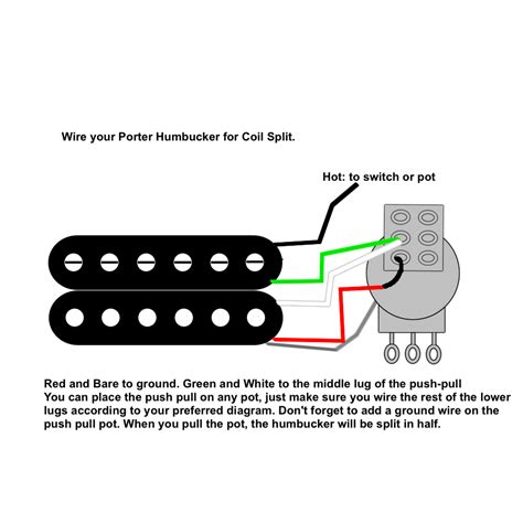 Wiring diagram for push pull switch data wiring diagram. Hss Wiring Diagram With On/on Push Switch Coil Tap