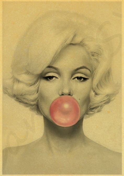Famous Actress Marilyn Monroe Vintage Posters Kraft Paper High Quality