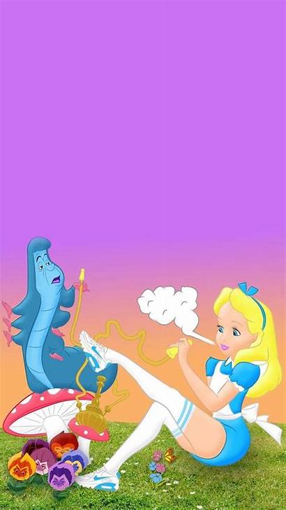 Disney Stoner Weed Dope Wallpapers Cartoon Alice