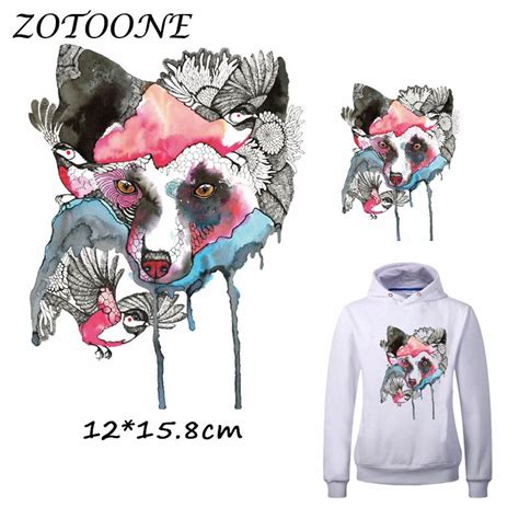 Zotoone Iron On Patches For Clothes Heat Transfer Fox Patch A Level
