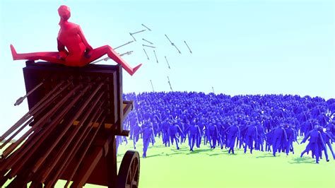 1 Weapon Vs 1000 Peasants Totally Accurate Battle Simulator Youtube