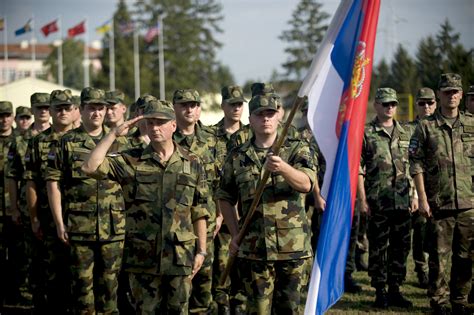 Fileserbian Military Members At Kozara Barracks Banja Luka