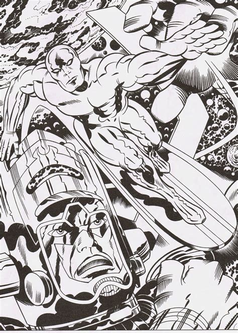Capns Comics The Silver Surfer And Galactus By Jack Kirby Silver