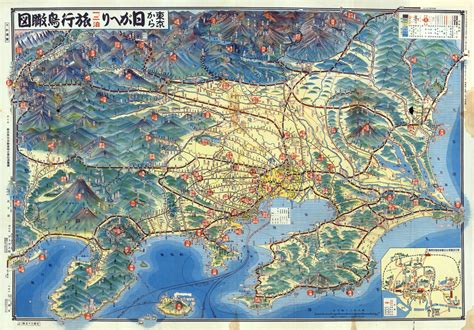 Tokyo and its surrounding getaways,8 reasons to book a trip to japan's undiscovered kanto region. Map: Kanto Plain & Boso Peninsula Sightseeing 1936 | Old Tokyo