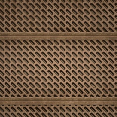 Industrial Bronze Metal Plate Texture Seamless 10786