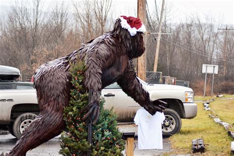 New Half Ton Bigfoot Sculpture Looms Large In Whitehall Local