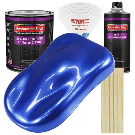 Restoration Shop Cobalt Blue Metallic Acrylic Urethane Auto Paint