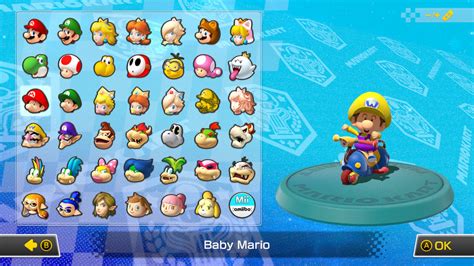 Baby Wario Mario Kart