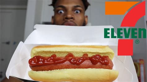 Eating 7 Eleven Hot Dog Youtube