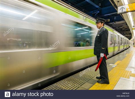 Yamanote Line Train Tokyo Japan Stock Photo Alamy